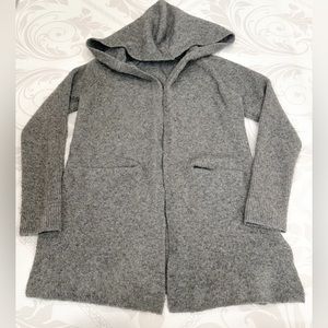 Girls Abercrombie Kids Cardigan M (8) Heather Gray